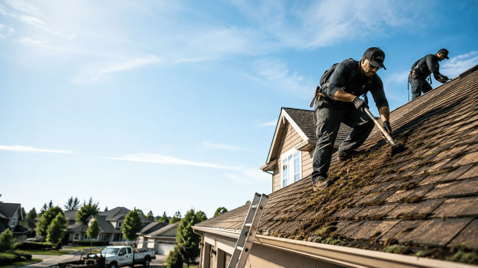Roof Moss Removal in Roaring Branch, PA near me